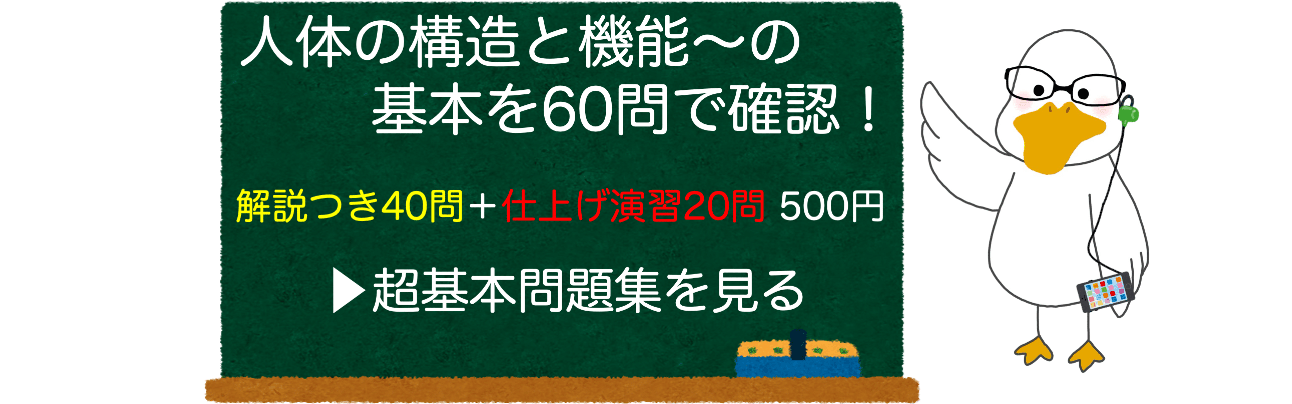 人体の構造と機能及び疾病の成り立ち 超基本問題集 全60問